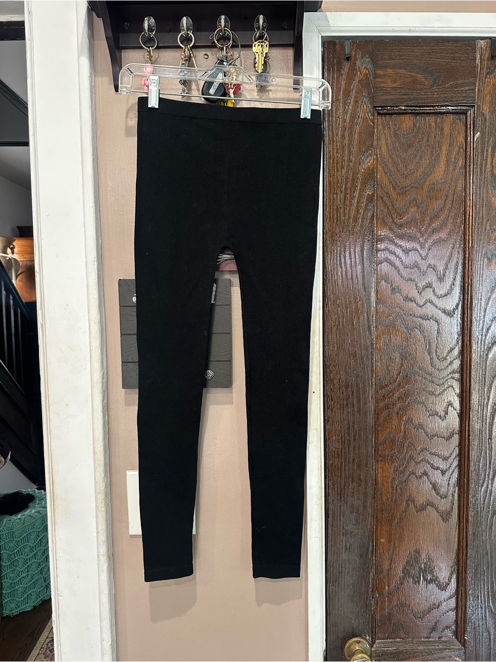 Bozzolo Black Stretch High-Rise Leggings